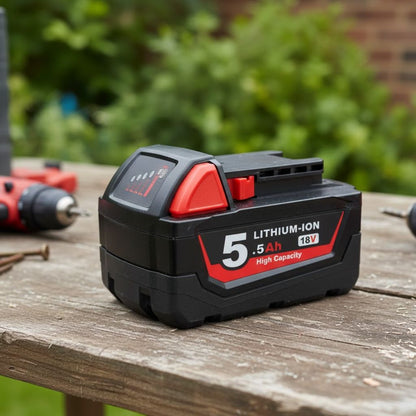 Milwaukee Compatible High-Capacity 18V Power Battery