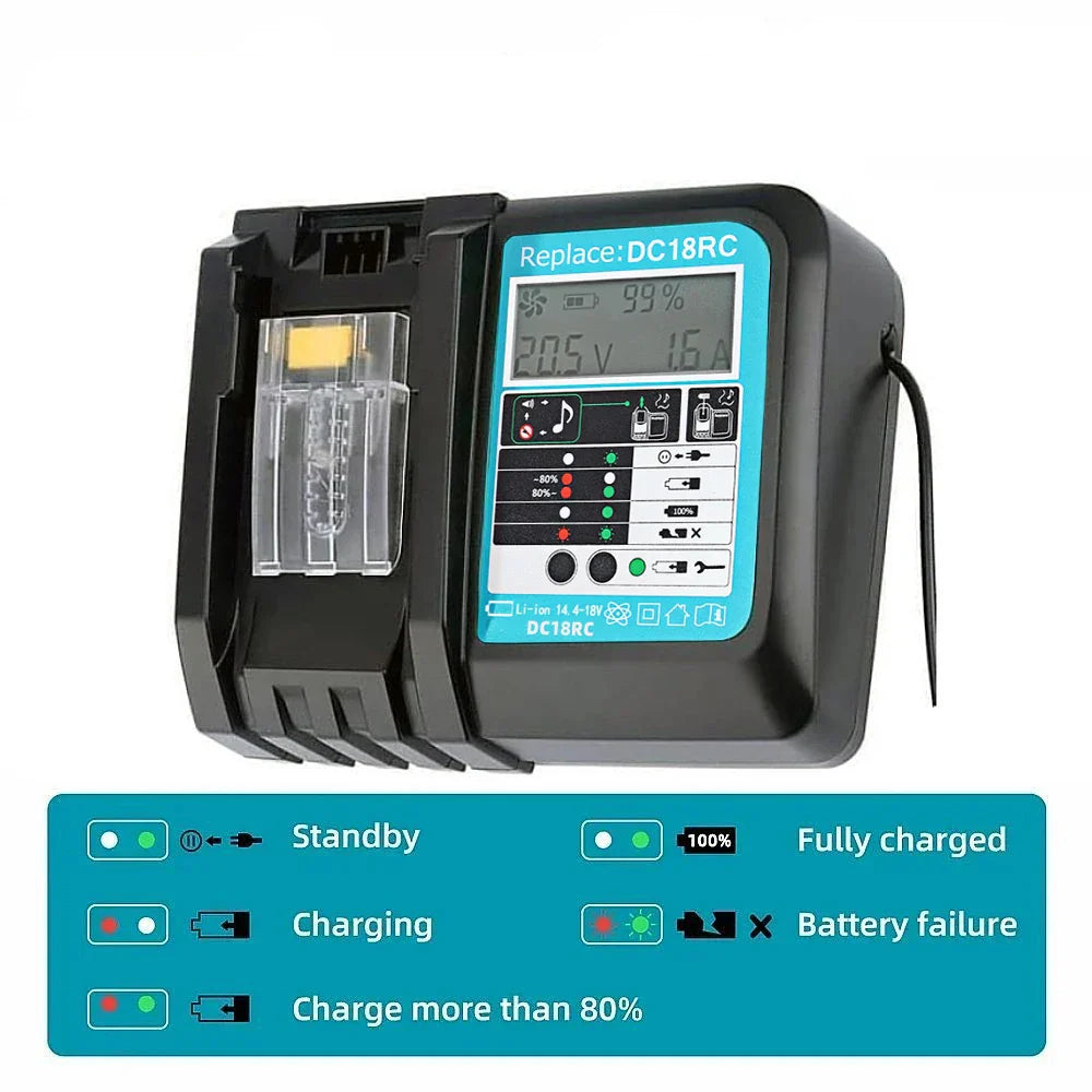 Makita Compatible Single Battery Rapid Charger
