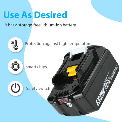 Makita Compatible Power Pack Battery + Charger