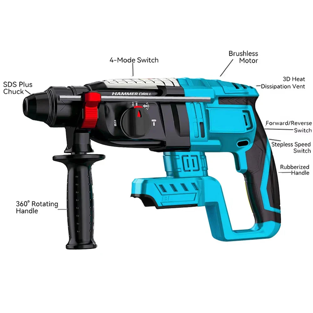 Dewalt High-Performance 20V Cordless Brushless Rotary Hammer Drill