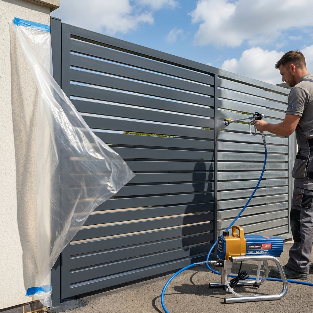 220V Pro Airless Paint Sprayer – 1500W for Interior and Exterior Use