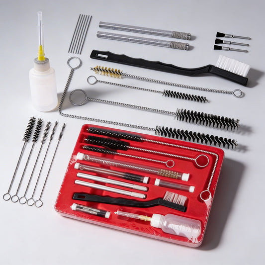 23-Piece Professional HVLP Airbrush and Spray Gun Cleaning Kit
