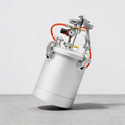 10L Pneumatic Paint Pressure Tank with Professional Spray Gun Kit