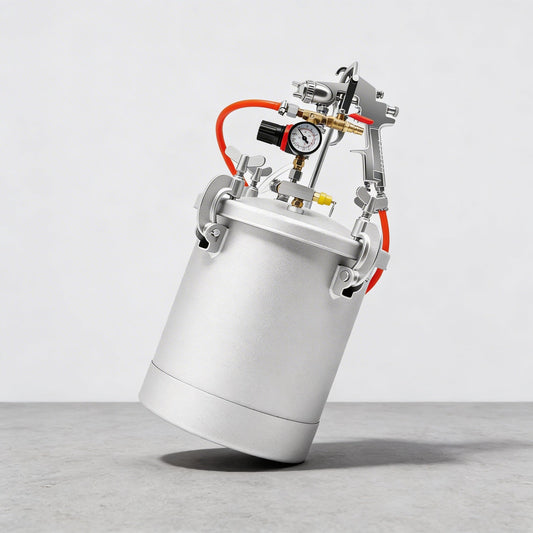 10L Pneumatic Paint Pressure Tank with Professional Spray Gun Kit