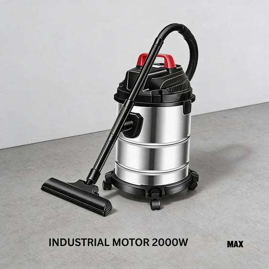 Powerful 2000W Wet Dry Bagless Cylinder Vacuum Cleaner