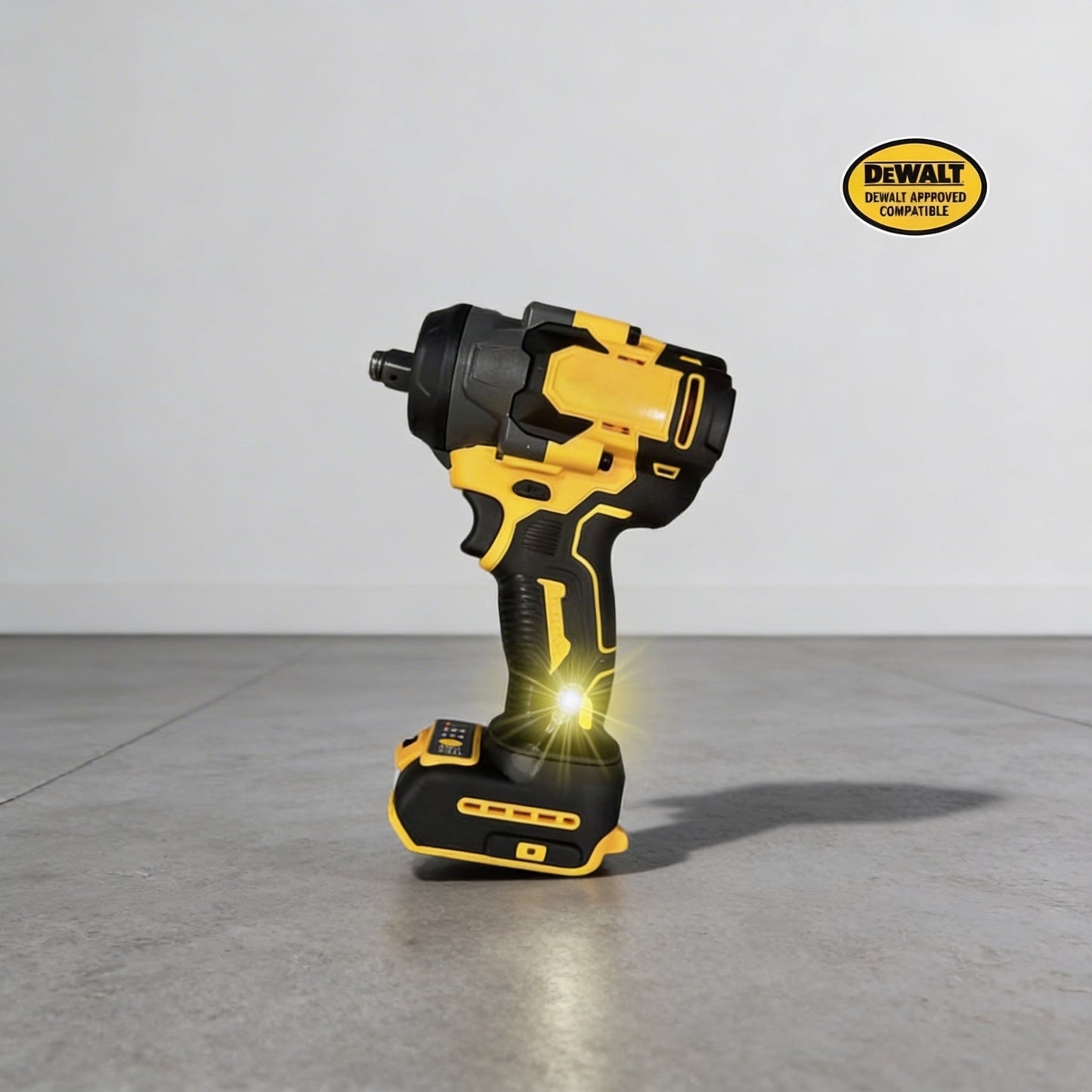 Cordless Brushless Electric Impact Wrench 1200N.M 18V Batteries