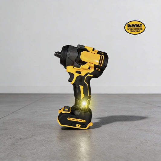 Cordless Brushless Electric Impact Wrench 1200N.M 18V Batteries