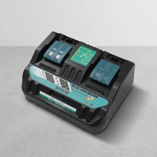 DC18RD Dual Port Rapid Battery Charger for Makita 18V