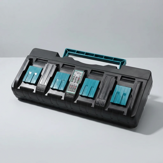 4-Port Rapid Battery Charger for Makita 18V LXT Lithium Batteries