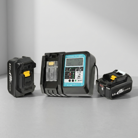 Makita Compatible Power Pack Battery + Charger