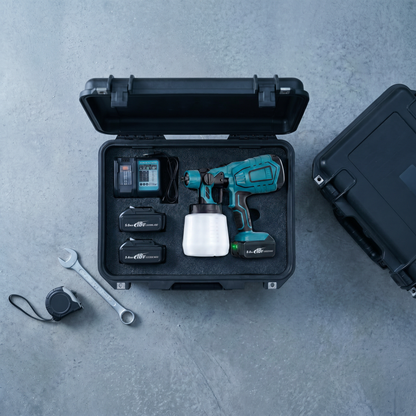 Makita Compatible Pro Paint Sprayer + Battery Power Bundle & Accessories